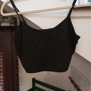 SHEIN Classic Black Crop Top